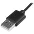 StarTech.com Micro-USB Cable with LED Charging Light - M/M - 1m (3ft) - 1 m - USB A - Micro-USB B - USB 2.0 - 480 Mbit/s - Black