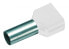 Фото #1 товара Cimco 182460 - Pin terminal - Copper - Straight - White - Tin-plated copper - Polypropylene (PP)