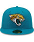 Фото #2 товара Men's Teal Jacksonville Jaguars Omaha 59FIFTY Fitted Hat