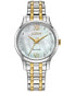 ფოტო #1 პროდუქტის Eco-Drive Women's Classic Two-Tone Stainless Steel Bracelet Watch 31mm
