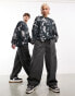 Фото #1 товара COLLUSION baggy utility trousers in charcoal