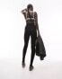 Topshop Tall high waisted legging in black Черный, 36 - фото #3