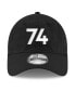 Фото #2 товара Men's Black Seattle Sounders FC 74 9TWENTY Adjustable Hat