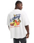 Good For Nothing fruit graphic back t-shirt in stone