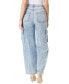 ფოტო #3 პროდუქტის Trendy Plus Size Jenna Cargo Jeans