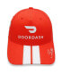 Фото #2 товара Men's Checkered Flag Red and White Bubba Wallace DoorDash Uniform Adjustable Hat