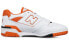 Фото #4 товара Кроссовки мужские New Balance NB 550 бело-оранжевые