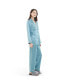 Фото #1 товара Women's 22MM Gold Piping Silk Pajamas Set