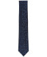 Фото #2 товара Men's Melange Vine Slim Tie, Created for Macy's