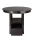 Фото #7 товара Cherry Finish Counter Height Dining Table with Storage Base