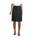 ფოტო #1 პროდუქტის Women's School Uniform Plaid A-line Skirt Below the Knee