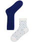 ფოტო #2 პროდუქტის Women's 2-Pk. Layered Look Socks