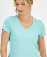 Фото #3 товара Women's Essentials V-Neck T-Shirt, Pack of 3, Created for Macy's