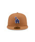 Фото #2 товара Men's Brown Los Angeles Dodgers Color Pack 59FIFTY Fitted Hat