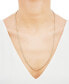 ფოტო #2 პროდუქტის Solid Glitter Rope Chain in 14K Yellow Gold, 24"