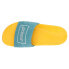 Фото #4 товара Prince Palms Slide Mens Blue, Yellow Casual Sandals PDPSL00001-601