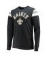 ფოტო #3 პროდუქტის Men's Black New Orleans Saints Franklin Rooted Long Sleeve T-shirt