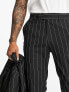 Фото #4 товара ASOS DESIGN skinny suit trousers in black stripe