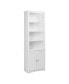 Фото #1 товара Tall Bookcase with 2 Shaker Doors