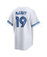 Men's Fred McGriff White Toronto Blue Jays Cooperstown Collection 2023 Hall of Fame Inline Replica Jersey