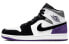 Фото #1 товара Кроссовки Nike Air Jordan 1 Mid SE Purple (Белый, Черный)