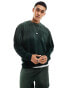 Фото #1 товара ASOS DESIGN oversized sweatshirt with ribbed ombre effect in green