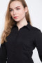 Kadın Basic Uzun Kollu Gömlek I5278AZ.19SP.BK27