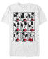 ფოტო #1 პროდუქტის Men's Mickey Mood Short Sleeve T-Shirt