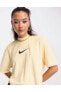 Фото #1 товара Футболка Nike Sportswear с высоким воротником Женская Кремовая NDD SPORT