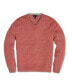 ფოტო #1 პროდუქტის Men's Marled Cashmere Vee Sweater