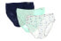 Фото #1 товара Jockey Women's 187273 Comfies Cotton Brief 3 Pack Multi Color panties sz 6