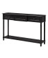Фото #4 товара Console Table Sofa Table With Drawers For Entryway With Projecting Drawers And Long Shelf