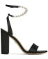 ფოტო #2 პროდუქტის Women's Yanneli Embellished Ankle-Strap Sandals