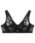 Фото #5 товара Women's Full Figure Wonderwire Front Close Stretch Lace Bra with Narrow Set Straps