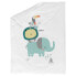Фото #1 товара Одеяло с наполнителем для колыбели BIMBIDREAMS Cool Zoo 142x20 см, серое