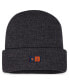 Фото #2 товара Men's Charcoal Syracuse Orange Sheer Cuffed Knit Hat