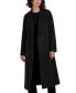 Фото #6 товара Women's Belted Wing-Collar Wrap Coat