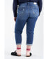 Plus Size Mid Rise Boyfriend Jeans