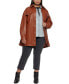 Фото #4 товара Trendy Plus Size Belted Jacket