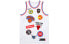 Фото #1 товара Supreme x Nike SS18系列 Nike联名系列 NBA夏季无袖速干篮球背心 男女同款 白色 / Майка баскетбольная Supreme x AQ4228-100