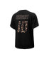 Фото #2 товара Women's Threads Justin Herbert Black Los Angeles Chargers Leopard Player Name and Number Tri-Blend T-shirt