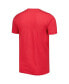 ფოტო #5 პროდუქტის Men's Navy, Red Cleveland Guardians Meter T-shirt and Shorts Sleep Set