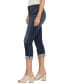 Women's Suki Luxe Stretch Mid Rise Curvy Fit Denim Capri