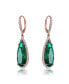 ფოტო #2 პროდუქტის Elegant Teardrop Shaped Earrings with A Cubic Zirconia Middle Stone