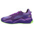 Фото #3 товара Puma RsX Galaxy Basketball Mens Purple Sneakers Athletic Shoes 38776401