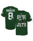 ფოტო #1 პროდუქტის Big Boys Aaron Rodgers Green New York Jets Helmet T-shirt