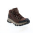 Фото #2 товара Skechers Edgemont Dalano 204632 Mens Brown Leather Lace Up Hiking Boots 10