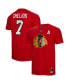 Фото #1 товара Men's Chris Chelios Red Chicago Blackhawks Name and Number T-shirt