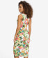 Фото #2 товара Women's Floral-Print Faux-Wrap-Skirt Dress