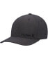 Фото #4 товара Men's Heathered Charcoal Corp Textured Tri-Blend Flex Fit Hat